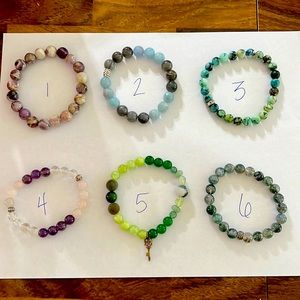 Handmade bracelets- one size fits most